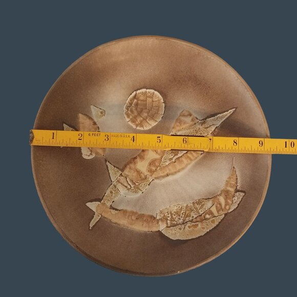 Ariane Mathieu for Ateliers Nobiling Midcentury Decorative Pottery Plate France - Picture 4 of 5